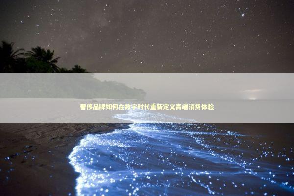 奢侈品牌如何在数字时代重新定义高端消费体验 时尚用品